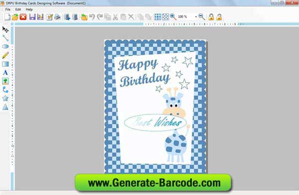 Screenshot of Birthday Cards Design