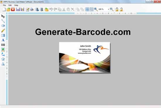 Screenshot of Business Card Maker