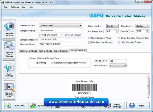 Screenshot of Membuat Barcode
