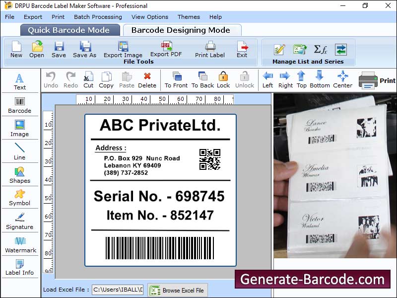 Membuat Barcode 7.3.0.1