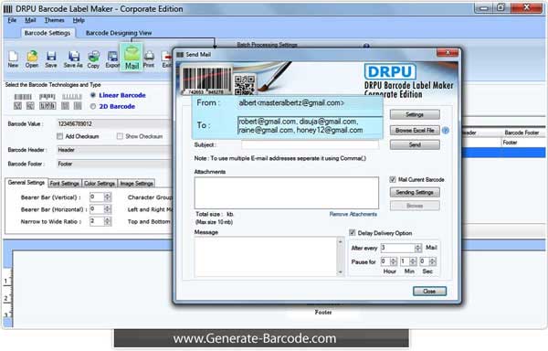 Generate Barcode Software