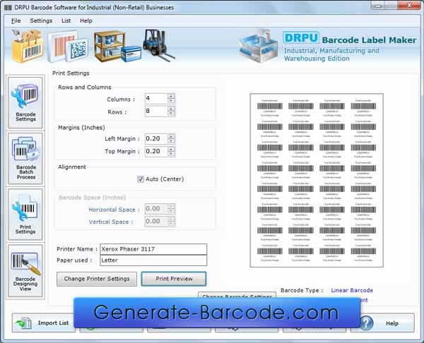 Industrial Warehousing Barcode