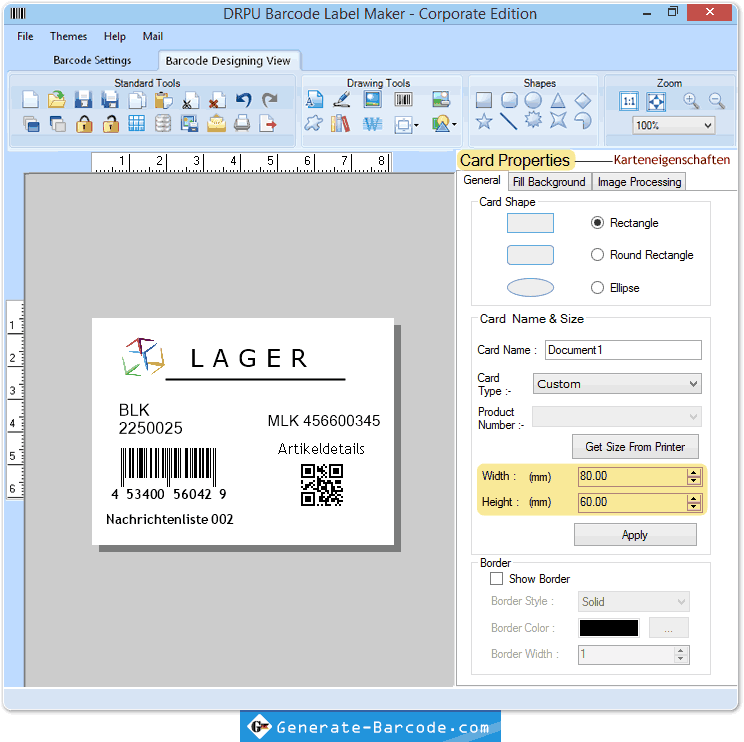 Kopieren und einfügen Barcodes - Barcode-Einstellungen Kopieren und einfügen Barcodes - Barcode-Einstellungen