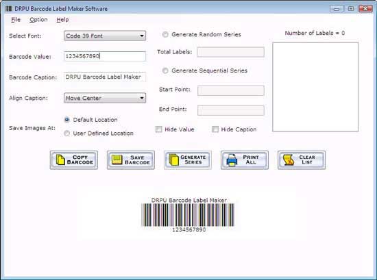 Code39 Barcode Font