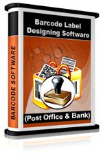Post Office and Bank Barcode Label Maker Software