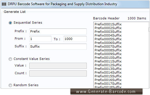 Packaging Distribution Barcode Software