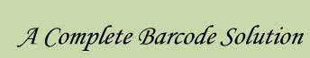 A complete barcode solution