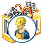 Industriales de fabricación y almacenamiento de generador de código de barras
