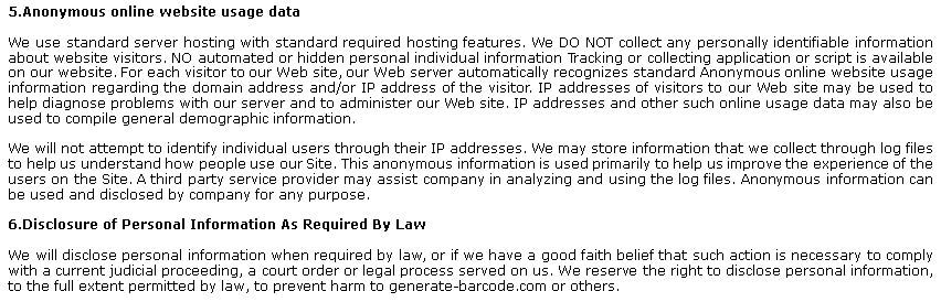 Privacy Policy