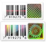 Barcode hologram