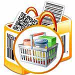 Control de Inventario y de código de barras al por menor Business Software Label Maker