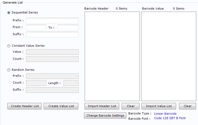 Create Barcode Labels