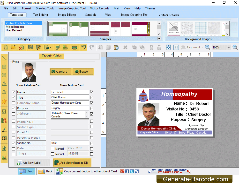 Visitor Management Software - click for full size