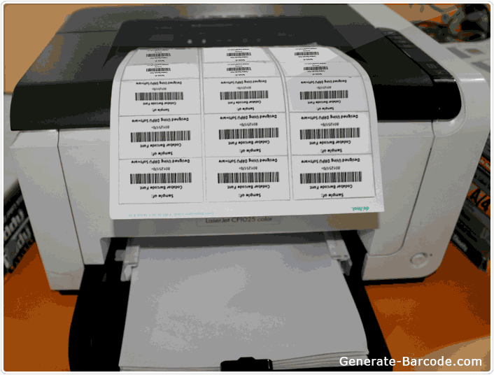 Printing Barcode Sheets