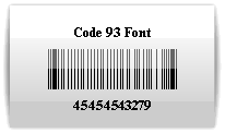 CODE93 Font