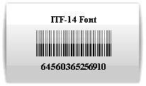 ITF-14 Font