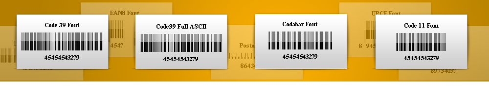  Barcode Fonts