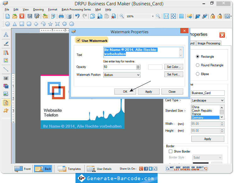 Business-Kartenhersteller-Software Business-Kartenhersteller-Software