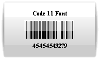 Code 11 Font