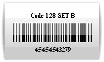 CODE128 Set B Font