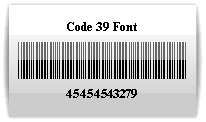Code 39 Font