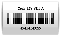 Code 128 Set A Font