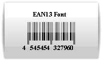 EAN 13 Font
