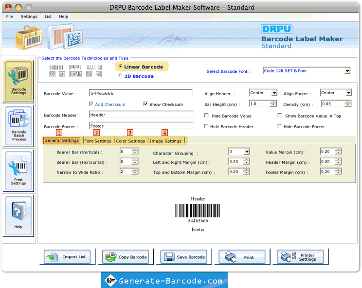 Mac Edition - Software zur Barcodeerstellung