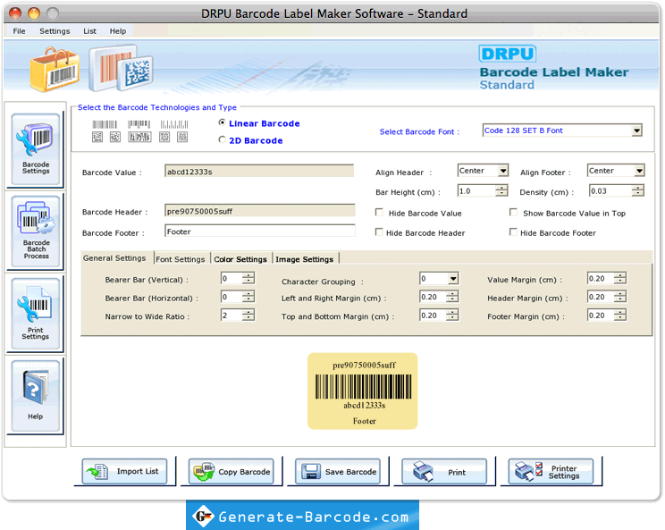 Barcode Maker - Mac Edition Barcode Maker - Mac Edition