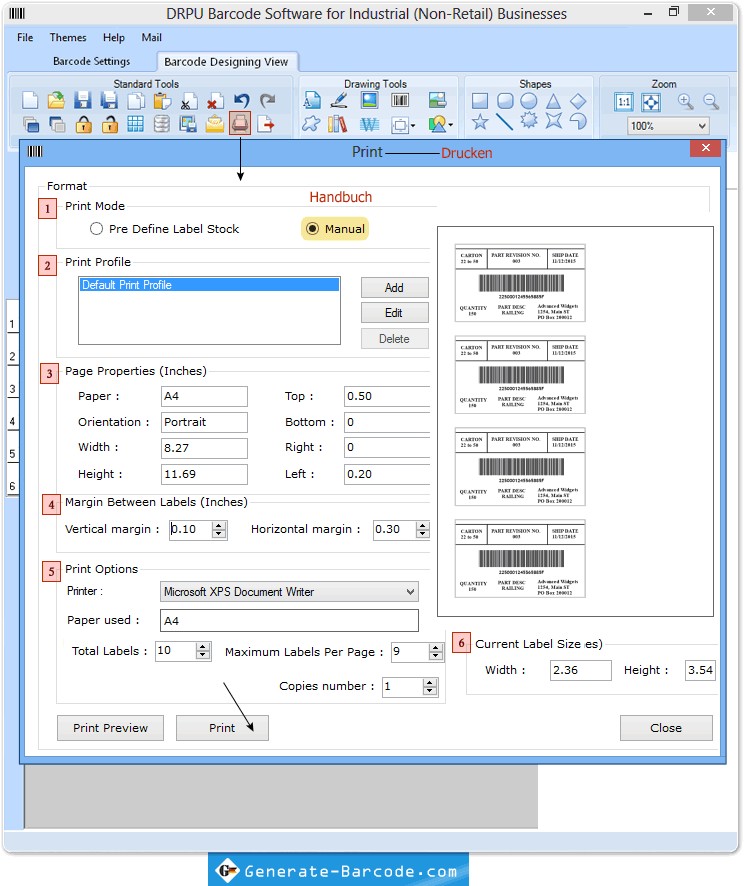 Barcode Software für Planung Verpackungsindustrie Barcode Software für Planung Verpackungsindustrie