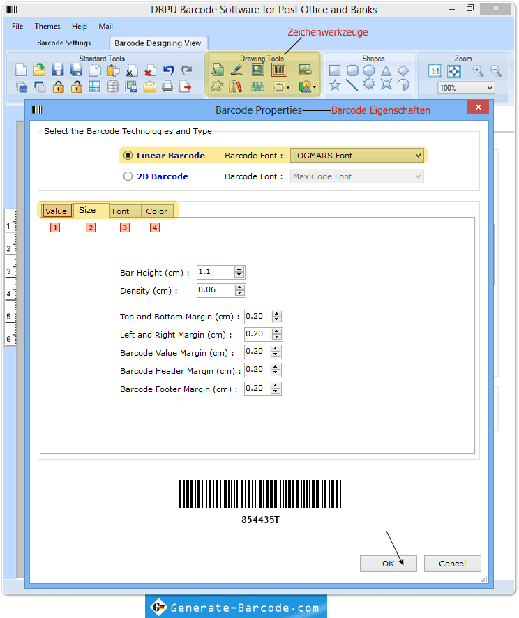 Barcode-Generator-Tool - Post Office