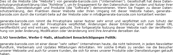 Datenschutz-Bestimmungen