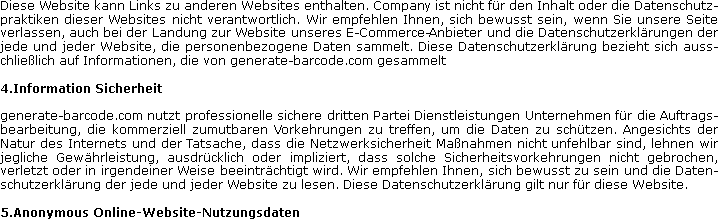 Datenschutz-Bestimmungen