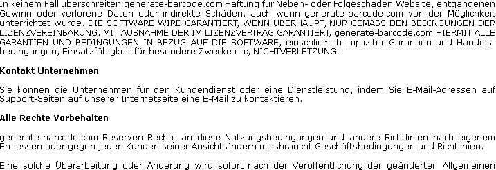 Geschäftsbedingungen