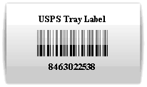 USPS Tray Label Font