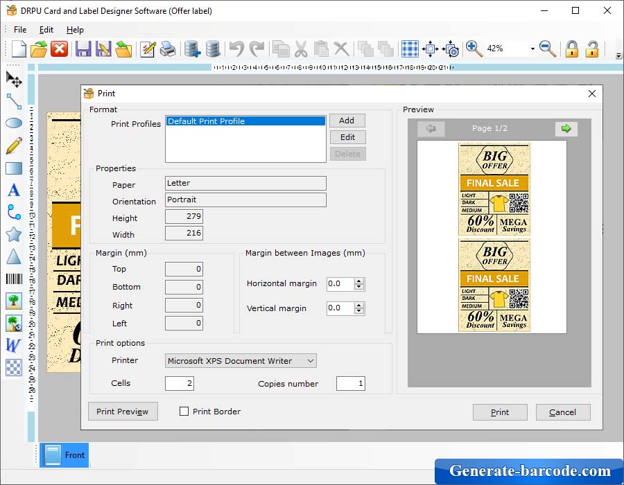 Configuración de impresión