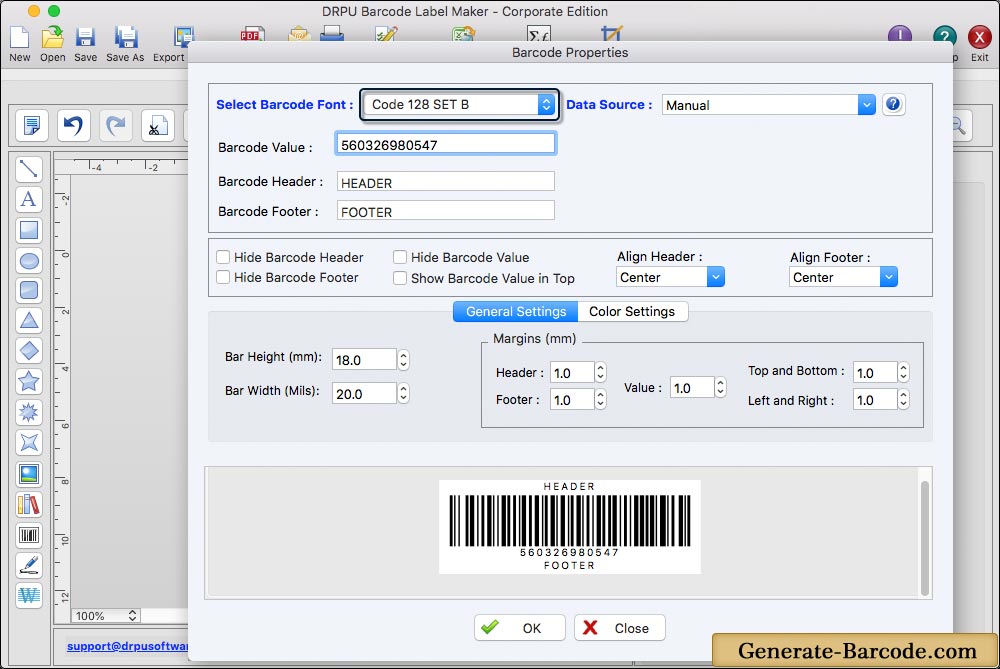 Barcode Properties