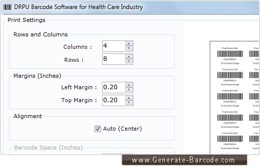 Pharmacy barcode generator program