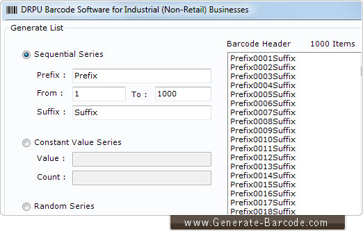 Barcode label maker program