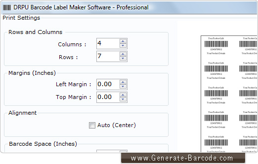 Professional Barcode Software