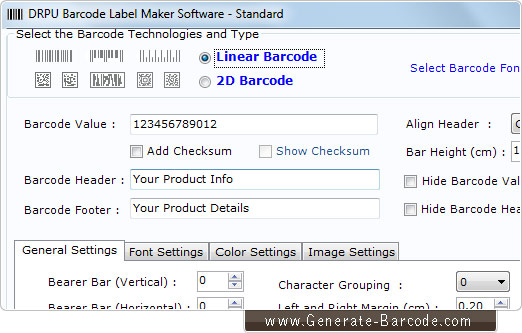 Barcode label maker software