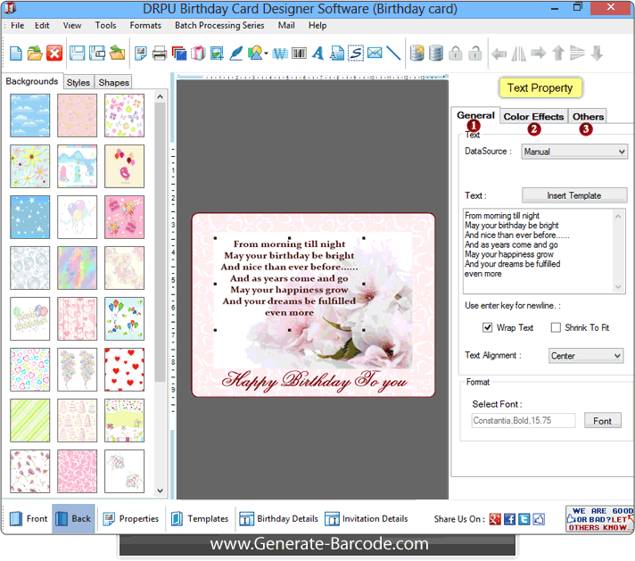 Birthday Cards Design Software