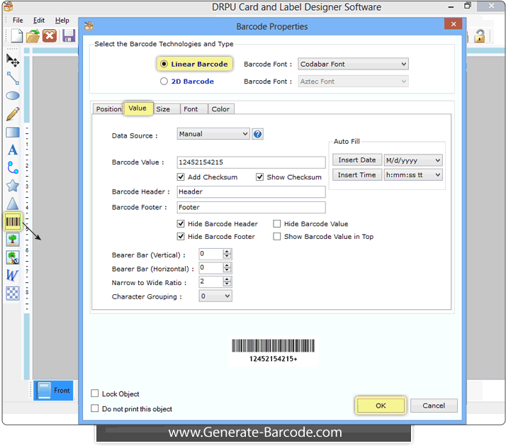 Card and Label Maker Software screenshots design tags Generate