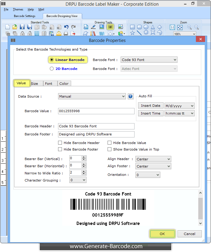 Code 93 Barcode