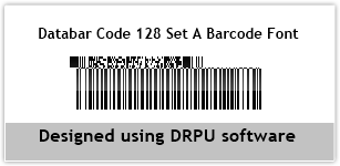 Databar Code 128 Set A