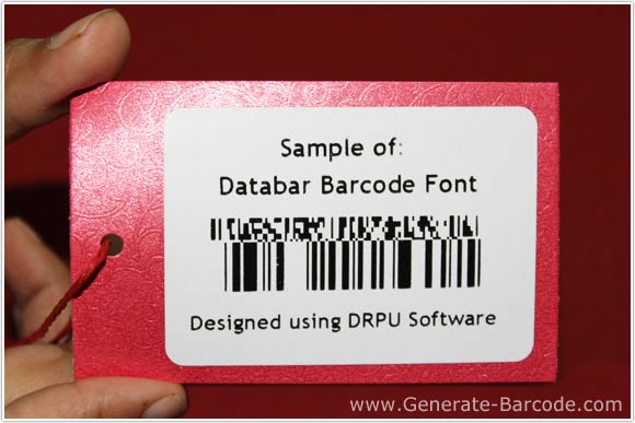 Sample of Databar 2D Barcode Font
