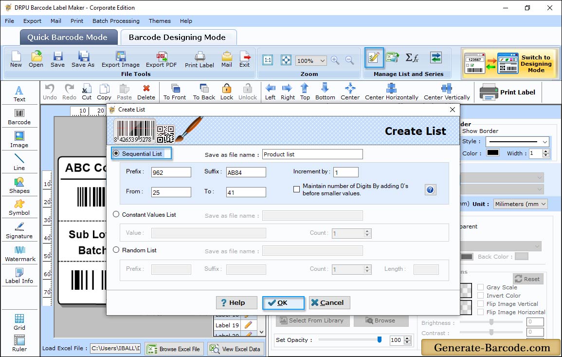 Generate Series - Batch Processing