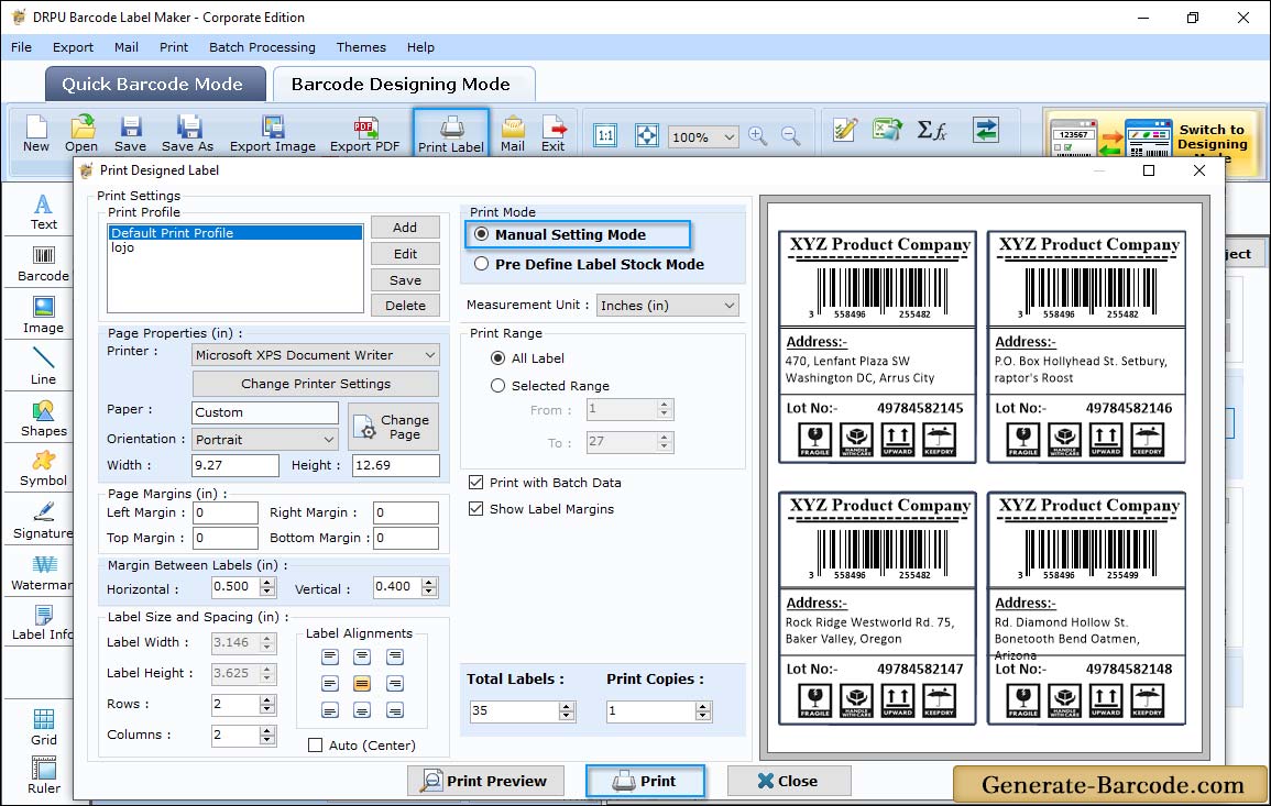 Print Settings