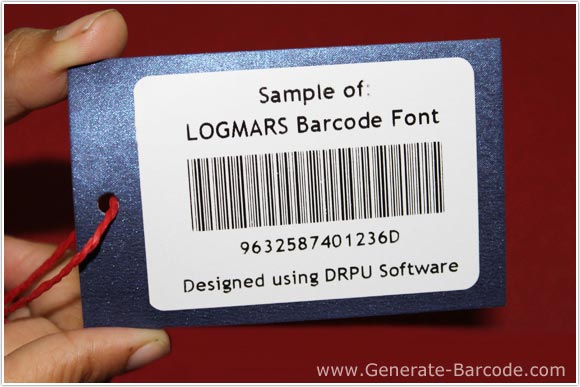Sample of LOGMARS Barcode Font