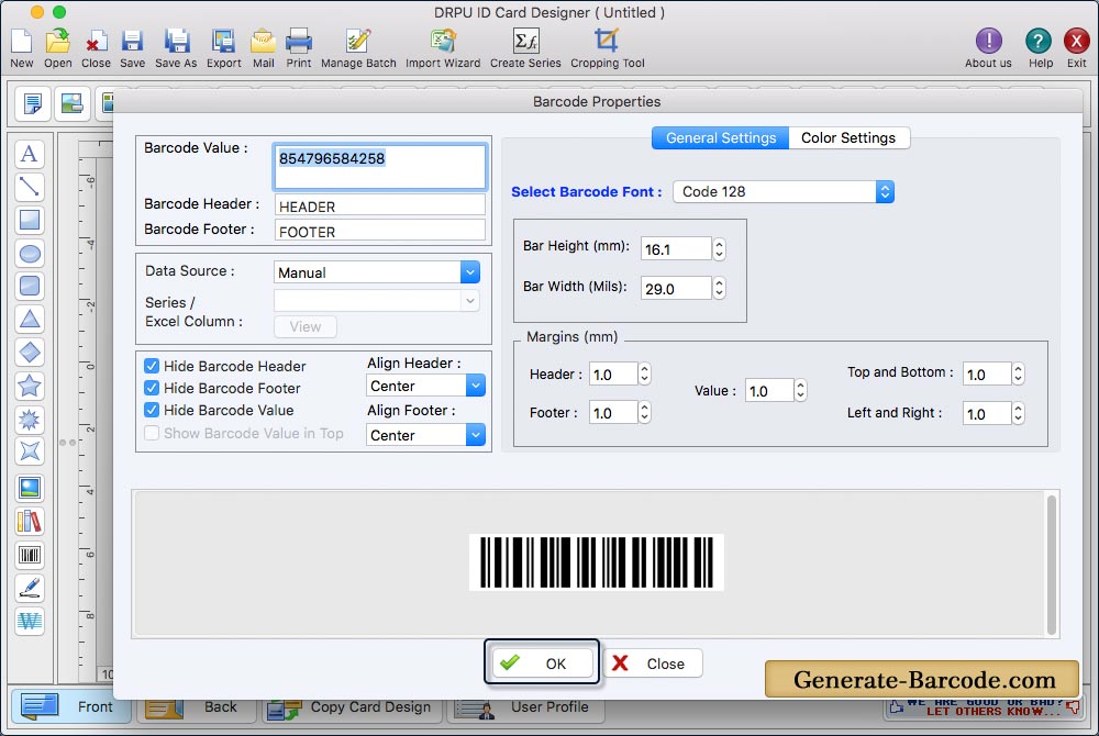 Barcode Properties